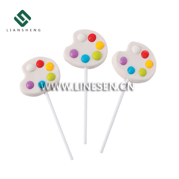 Palette Shaped Lollipops/ New Decorated Hard Candy