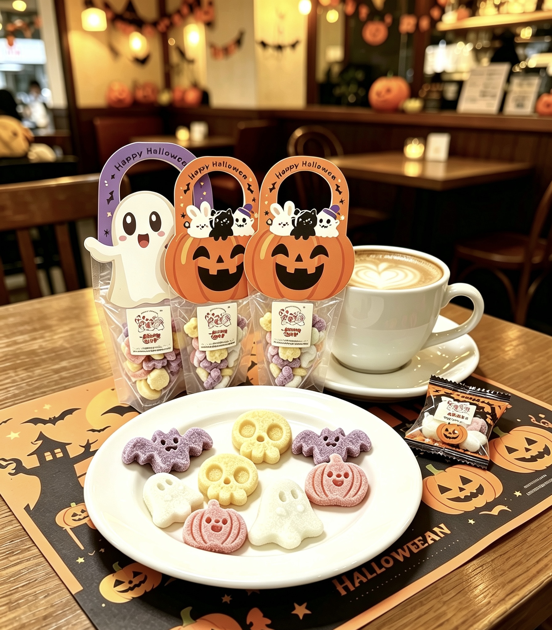 Hand Made Sugar Cube (Halloween）